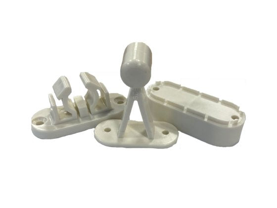 PLS WHITE PLASTIC DOOR RETAINER 75-93MM