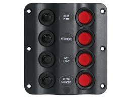 TALAMEX WAVE SWITCHPANEL 12V 4 SWITCHES