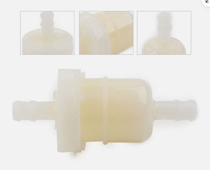 YAMAHA OUTBOARD 68T-24251-01-00 F4 F6 F8 T8 F9.9 T9.9G IN LINE FUEL FILTER