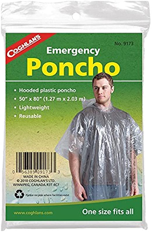 COGHLANS EMERGENCY PONCHO