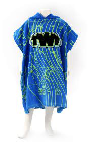 TWF VELOUR REACTIVE PRINTED PONCHO TOWEL