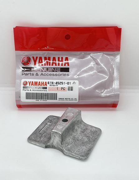 YAMAHA 8 - 50hp OUTBOARD LOWER UNIT GEARBOX ANODE 61N-45251-01