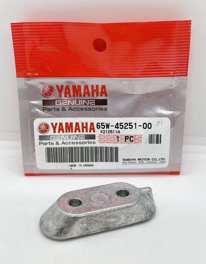 YAMAHA  8 - 70hp Outboard Bracket Anode 65W-45251-00 4 Stroke Outboard